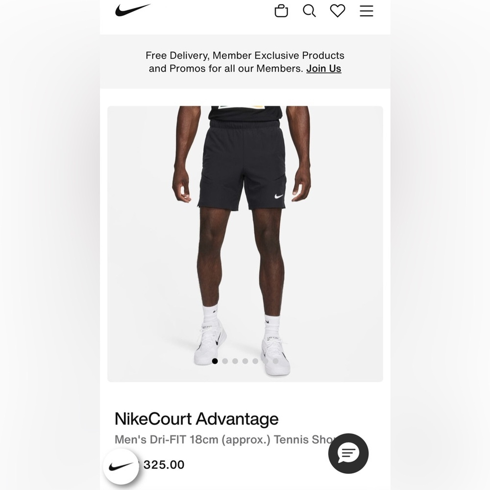 Nike Men's Black Dri-FIT Training Shorts